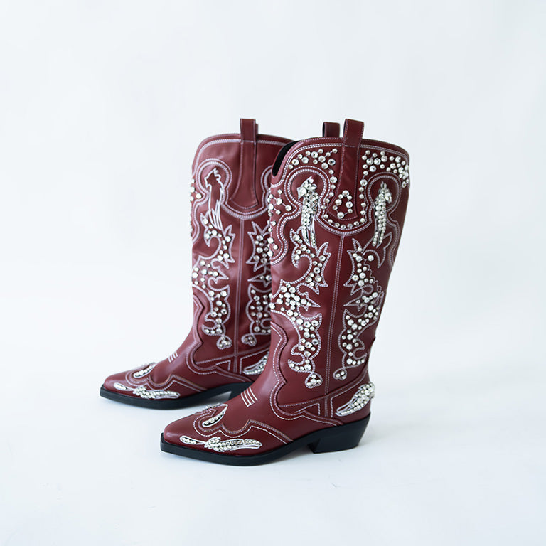 MASIE BURGUNDY