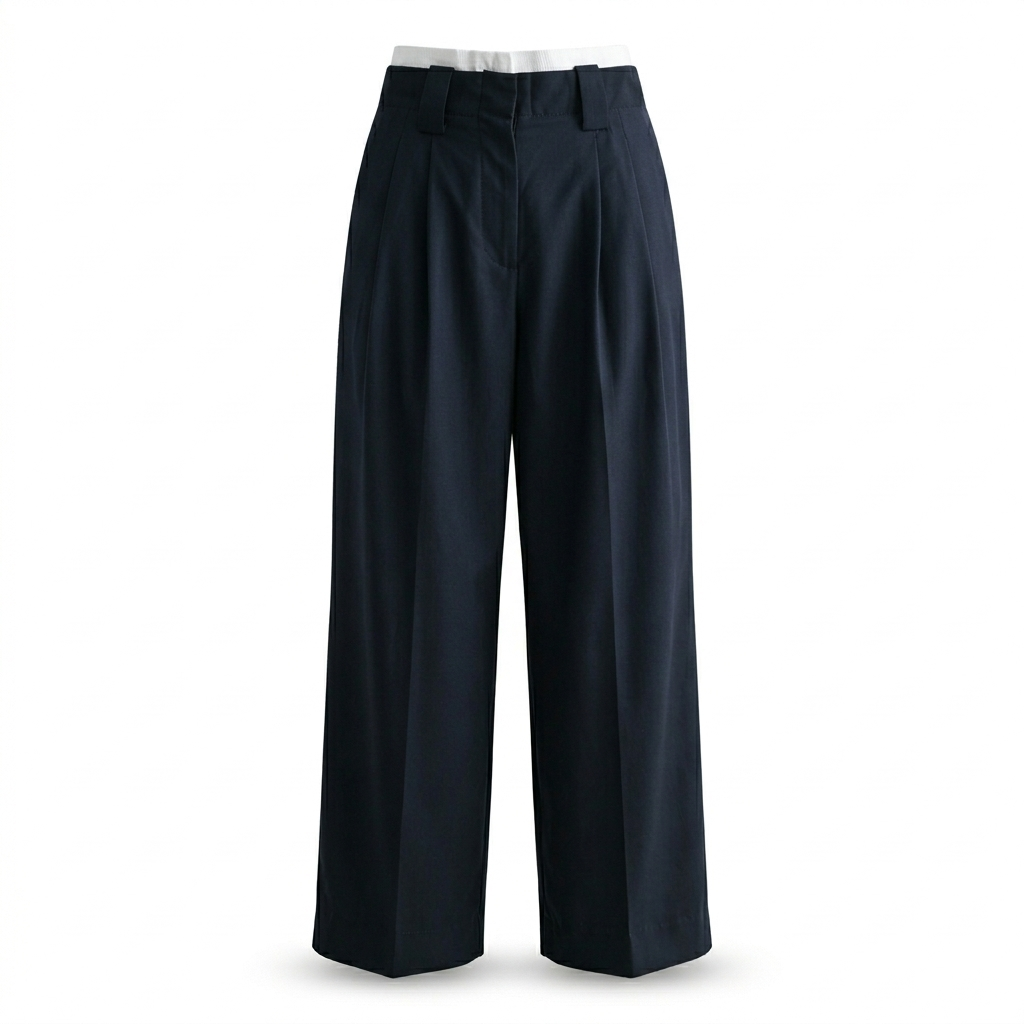 Pantalón kendall navy tiro Ultra high