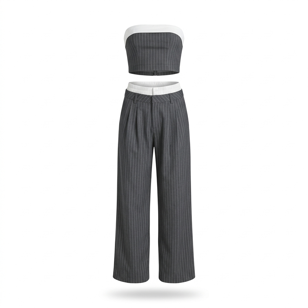 Set strapless  Sophia Grey