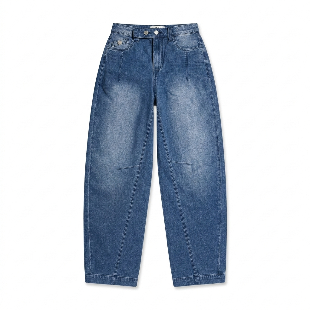Pantalón con detalles botones dobles en  cintura