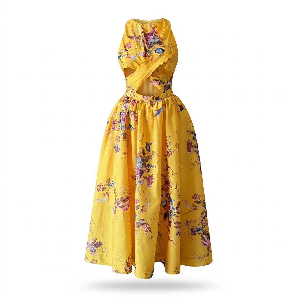 Vestido Marian Amarillo