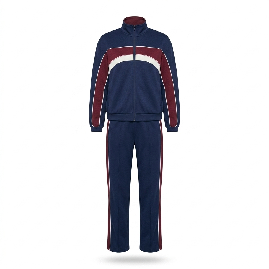 Set Audey Navy/burgundy
