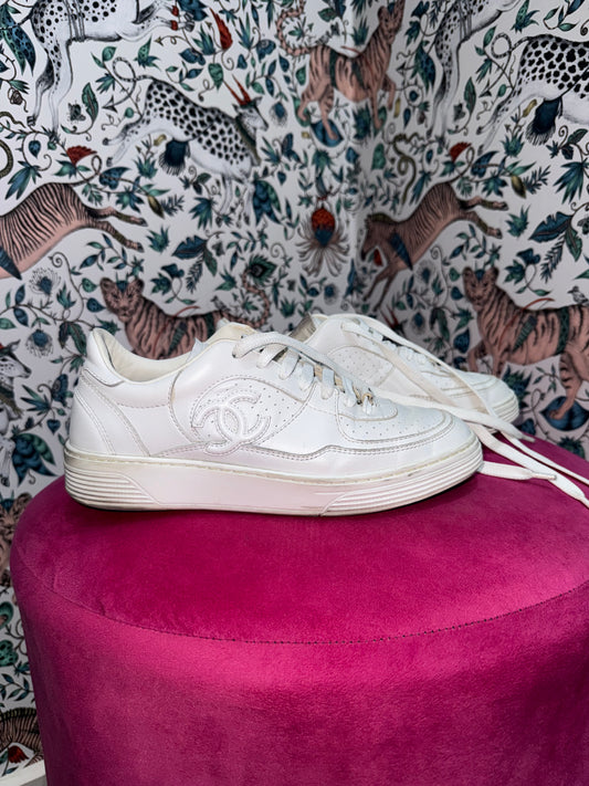 Sneaker chanel 36 blanco