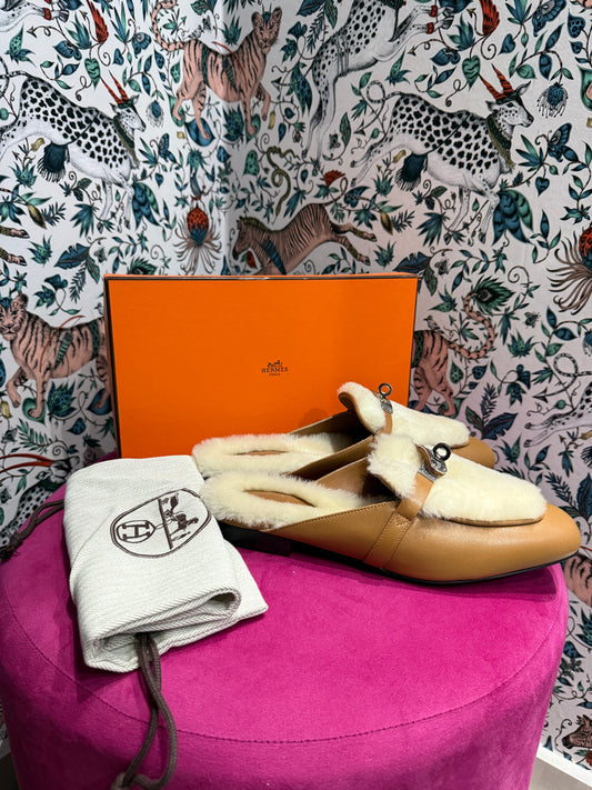 Mules Hermes NUEVOS 38