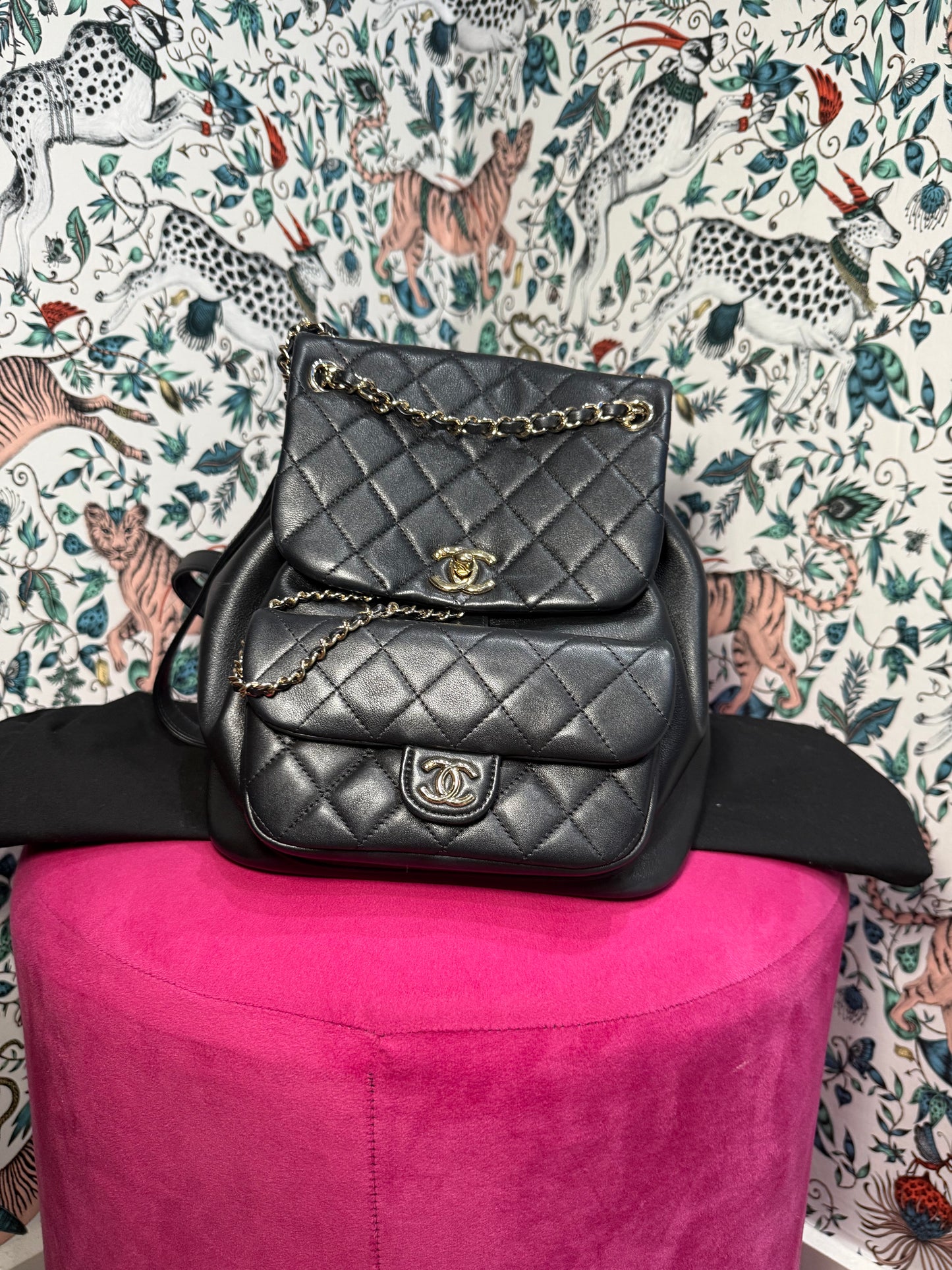 Backpack Chanel Negra