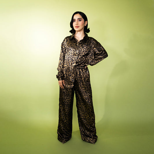 SET LEOPARDO NEGRO