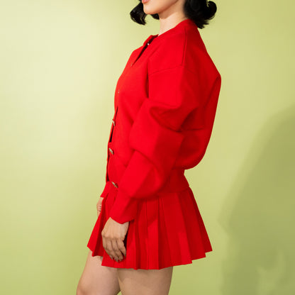 SET FALDA Y SUETER ROJO