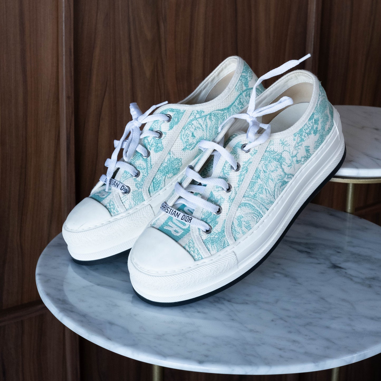 Dior Walk’n’Dior  plataforma azul 39