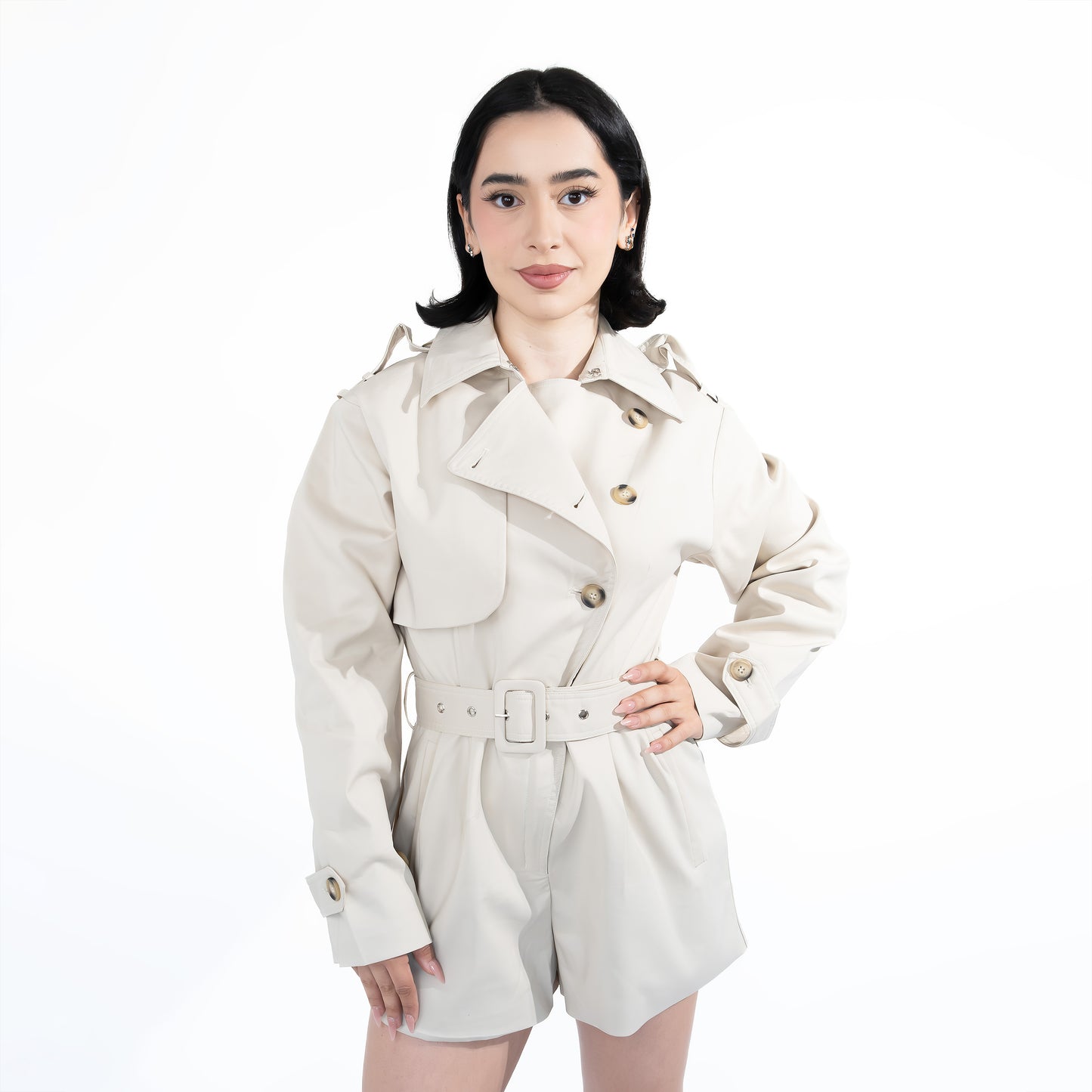 Trench coat Romper