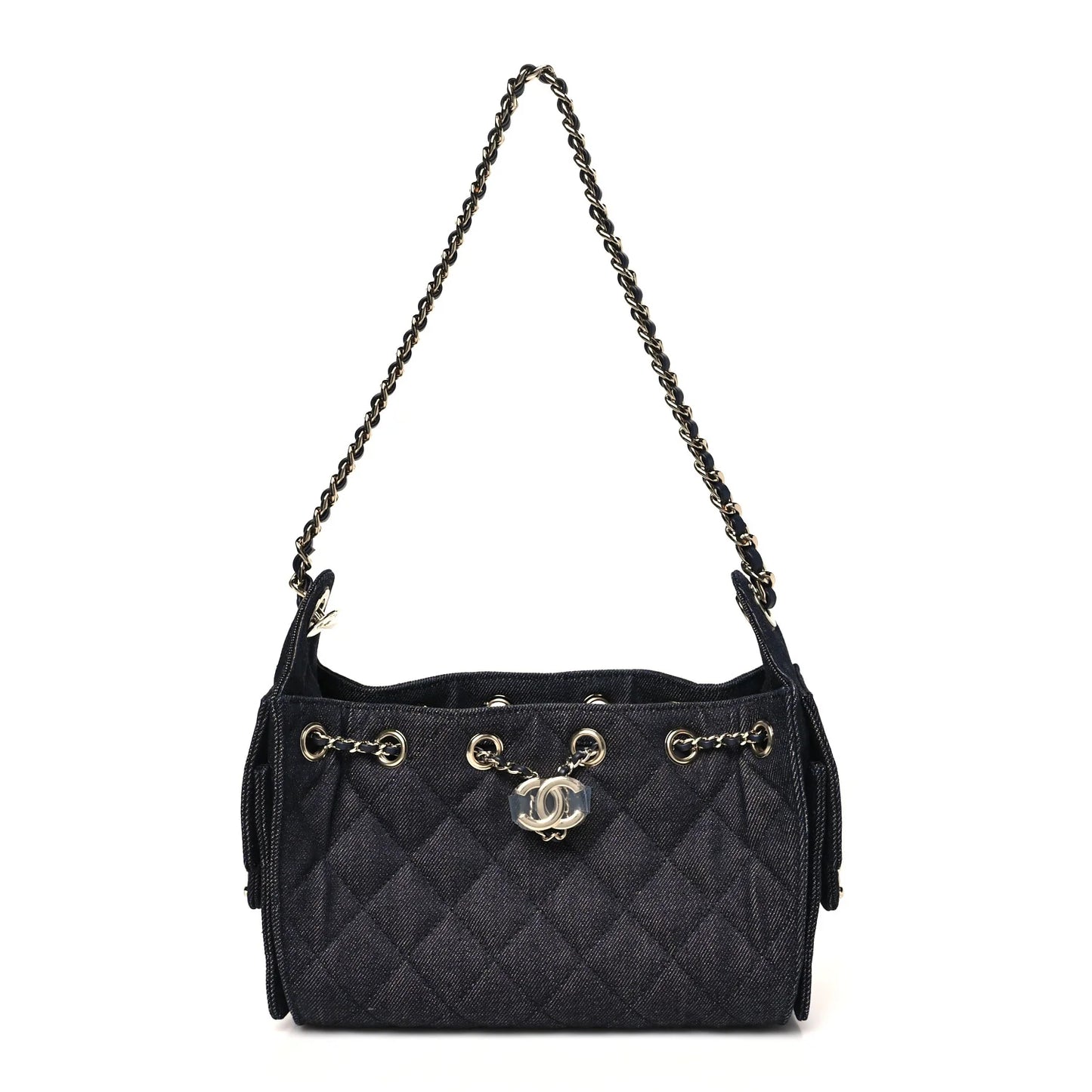 Mini 25 dark blue denim