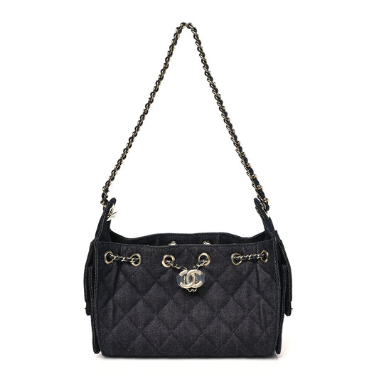 Mini 25 dark blue denim
