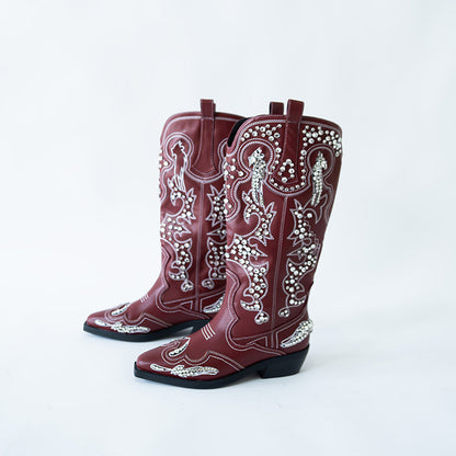 MASIE BURGUNDY
