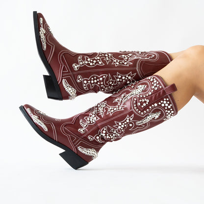 MASIE BURGUNDY