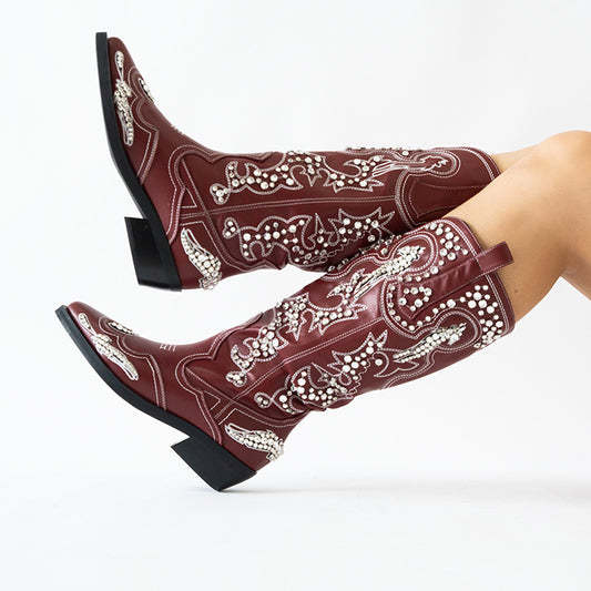 MASIE BURGUNDY