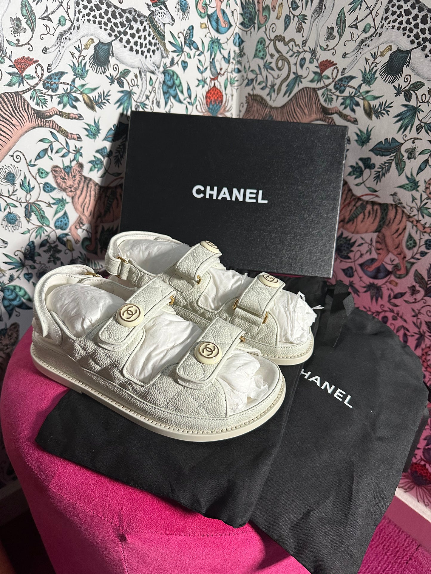 Dad sandals chanel